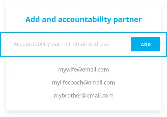 Step 2: Assign an accountability partner