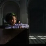 African American girl sitting in church - Rachel's journey - a woman's story of overcoming porn